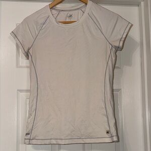 ALO Yoga Women's Cream Short Sleeve Tee